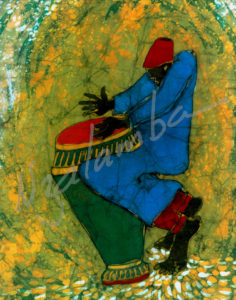 The Drummer - Framed