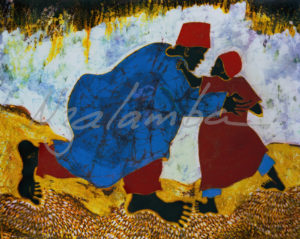 Father and Son - Framed