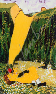 Man is a Dwarf Before Nature - Framed